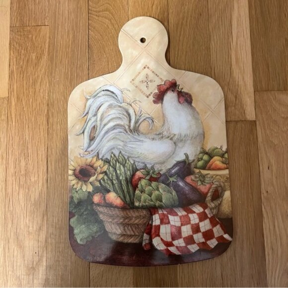 Rooster Design Cutting Board - Picture 1 of 2